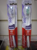 100 Pcs Brand New Toothbrush - Colgate 360