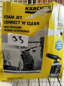 Karcher Foam Jet Connect N Clean. RRP £40 - Grade U