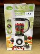 Quest Nurti Q Blender With Grinder. RRP £30 - Grade U