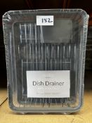 Anika Dish Drainer With Drip Tray. RRP £20 - Grade U