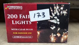 Christmas Workshop 200 Fairy Lights. RRP £15 - Grade U