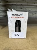 Boblov 007 Mini Camera Body Worn Security Camera. RRP £40 - Grade U