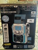 Daewoo Bluetooth Karaoke Machine. RRP £60 - Grade U