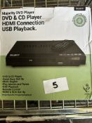 Majority DVD Player. RRP £50 - Grade U