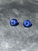 Tanzanites 1.19&1.18 CT (Pair)