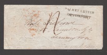 G.B. - Ship Letters - Devonport 1856