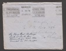 Southern Rhodesia / Kenya 1939 (Ap 25)