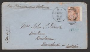 G.B. - Surface Printed / Queensland 1878