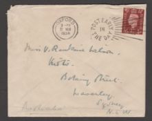 Crash Mail - Australia / G.B. / Iraq 1938