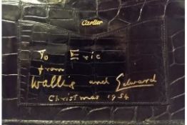 Royalty A Cartier Crocodile Wallet From Wallis Windsor & Edward Windsor Abdicated Edward VIII.