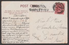 Bermuda / G.B Ship Letters - Bristol 1906
