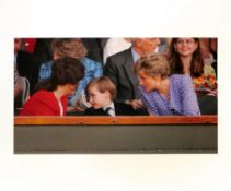 Royalty Princess Diana With William Original Press Photo