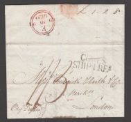 G.B. - Ship Letters - Cowes 1820