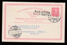 G.B. - Ship Letters - Blyth / Iceland 1903