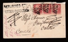 Great Britain - Transatlantic / Canada 1872