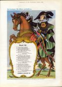 Original 62-Year-Old 1962 Guinness Print Ducal Air– GE 3681 #-25.
