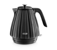 De'Longhi Ballerina Electric Kettle, 360° Swivel Base, Water Level Indicator, Cord Storage, KBD30...