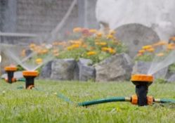 5 x Jocca 5913 Portable Sprinkler System 3 Sprinklers 5 Settings New UK