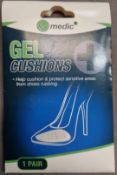 25 x CS Medic Gel Cushions For Feet Protect Sensitive Areas From Shoes Rubbing