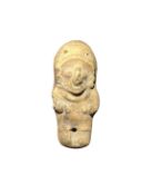 Antiquities: Pre Columbian Mayan Clay Ocarina Whistle (£7 UK - £20 Int Post)