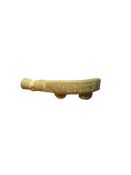 Antiquities: Rare Medieval Purse Bar Engraved With Owners Name, 15th C (Damaged) (£6 UK £15 Int Po..