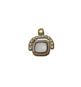 Georgian Fob Seal With Purple Glass Insert (£6 UK £15 Int Post)