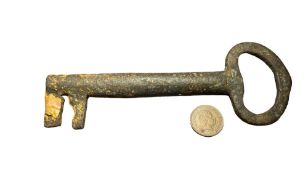 Antiquities: Huge Iron Key (£7 UK £15 Int Post)