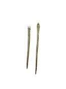 Antiquities: Two Medieval Sewing Needles (£6 UK £15 Int Post)