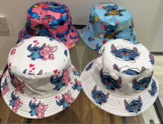 Mix Lot - Angel & Stitch Reversible Bucket Hats. High Re-Sale Potential (RRP £500)