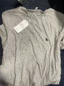 Jack Wills Grey Sandeford T-Shirts x 9 - Size XS - New
