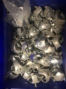 Large Qty of Tubular Shop Fitting Clamps, Large Box