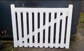 5 Wooden Gates, Approx. Size 48