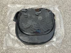 Small Black Sequin Crossover Bags