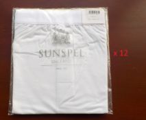 12 x Sunspel Men's Cotton Underpants, One Button Shorts, Size XS