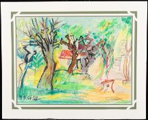 Original Pastel Painting By Gabriel Paris