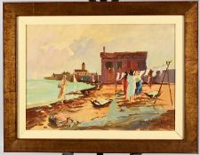 Original Oil On Canvas By Scalviati