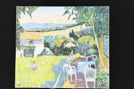 Original Oil On Canvas By The English Artist John Ash