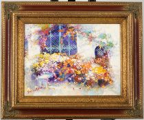 Original Italian Oil On Canvas By Airoldi