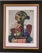 Limited Edition On Silk By Pablo Picasso