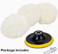 5pcs/Set 10.16cm Car Polishing Kit