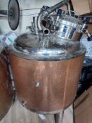 350 Litre Stainless Steel Fermenter, Serving Tank - Assets of A Commercial Brewery