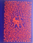 Rob Ryan (b1962) ‘Fretwork’ Cardboard Cut-out In Colours ‘I Miss Being A Small Girl’ On Card, 201...