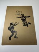 Chris Boyle (b 1972) 'No War Games' Urban Art print Signed Stamped A/P 4/10 COA, 2024