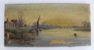 Pair of Victorian Landscapes Oil On Canvas