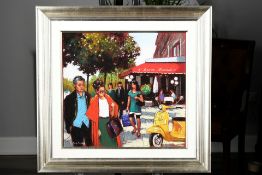 Original Parisian Pastel Painting by Tony Rome