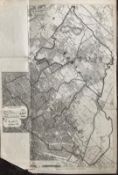 Antique 139 Years-Old Scarce Map Hackney London 1885 Boundary Changes.