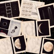 Job lot Popular Guide to the Heavens Antique 1892 Astronomical Print.