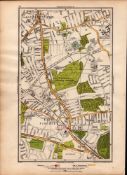 Pre War London Finchley, Marylebone, Islington & St Pancras Cemeteries 1937 Map-29.
