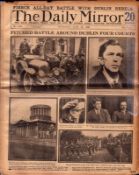 Irish Civil War Antique Rare Newspaper the Battle Of Dublin Reports & Images