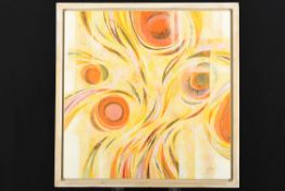 Original Framed Mixed Media Painting On Canvas By The Late Alex Jawdokimov.